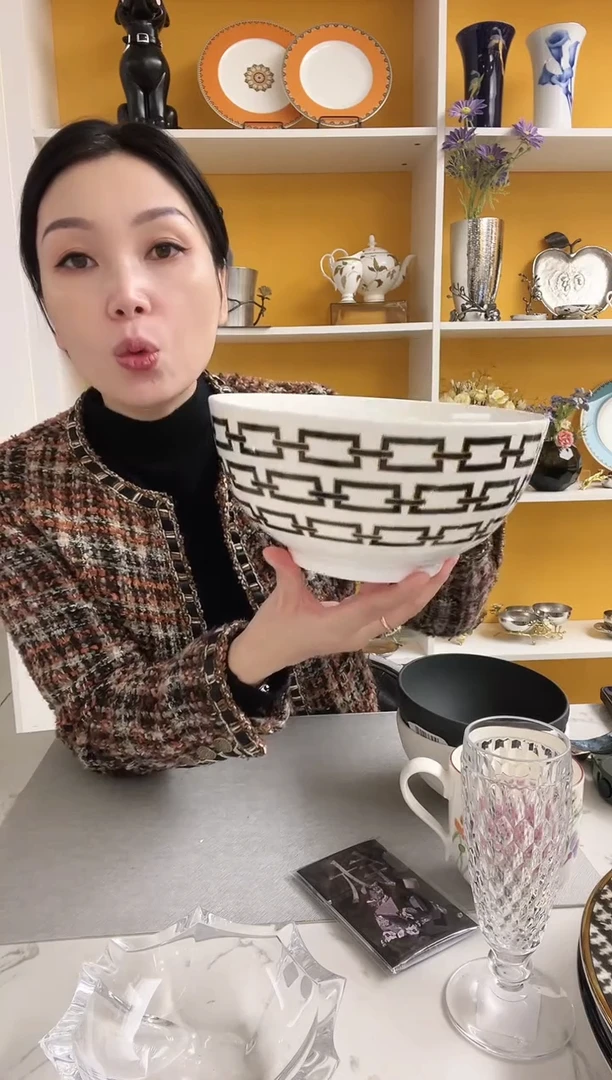 福利款 链条 黑色 大汤碗