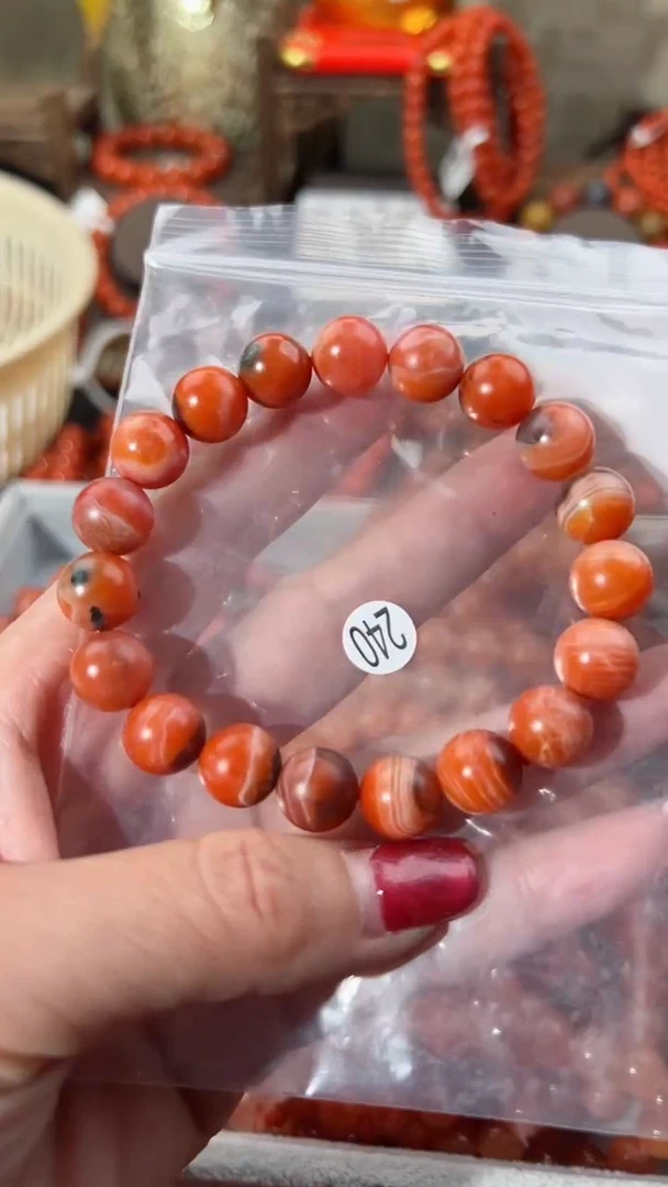 【闪购商品】南红玛瑙手串未镶嵌10+