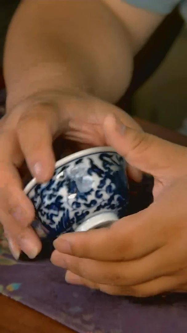 杯手工手绘杯杯很美丽