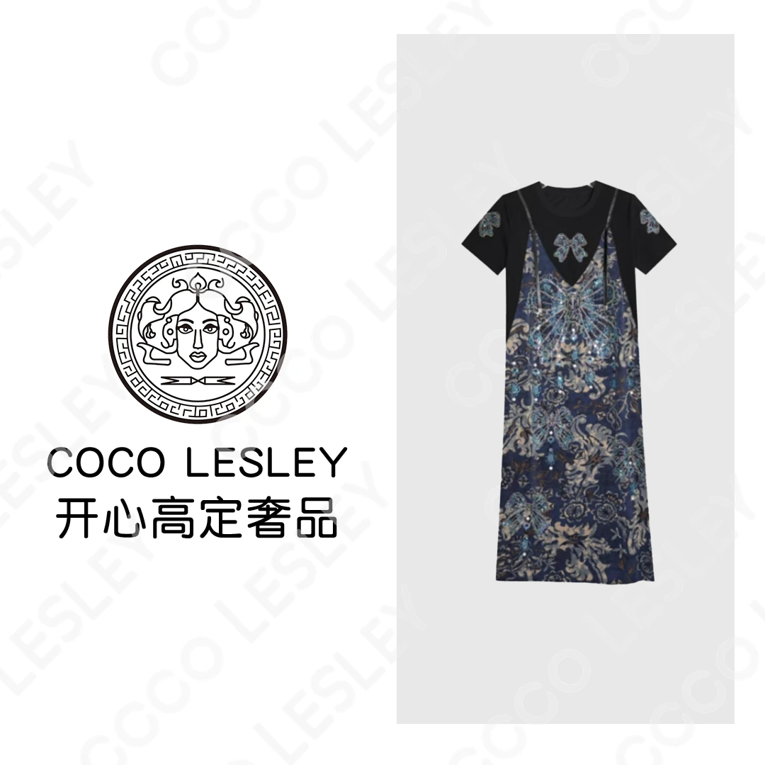 【COCO LESLEY】A56061新款洋气百搭休闲连衣裙