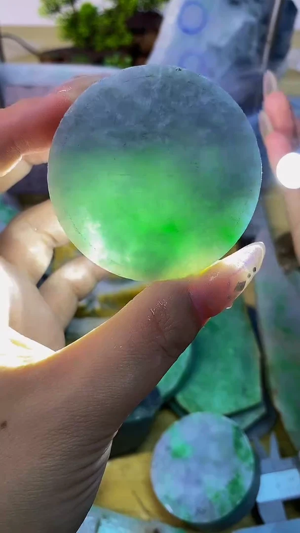 翡翠裸石天然A货缅甸翡翠高品质边角料807