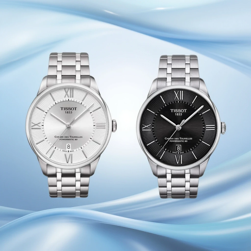 99新 Tissot/天梭 杜鲁尔男表T099/42MM机械经典黑/白盘/时尚名表