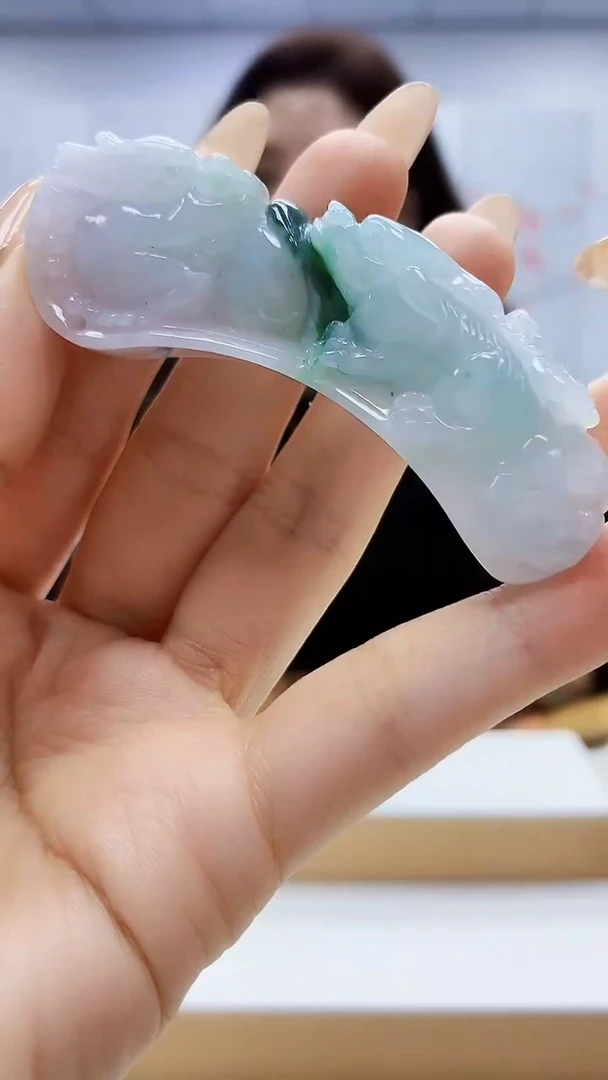 未镶嵌定制翡翠4829ty-毛货挂件130