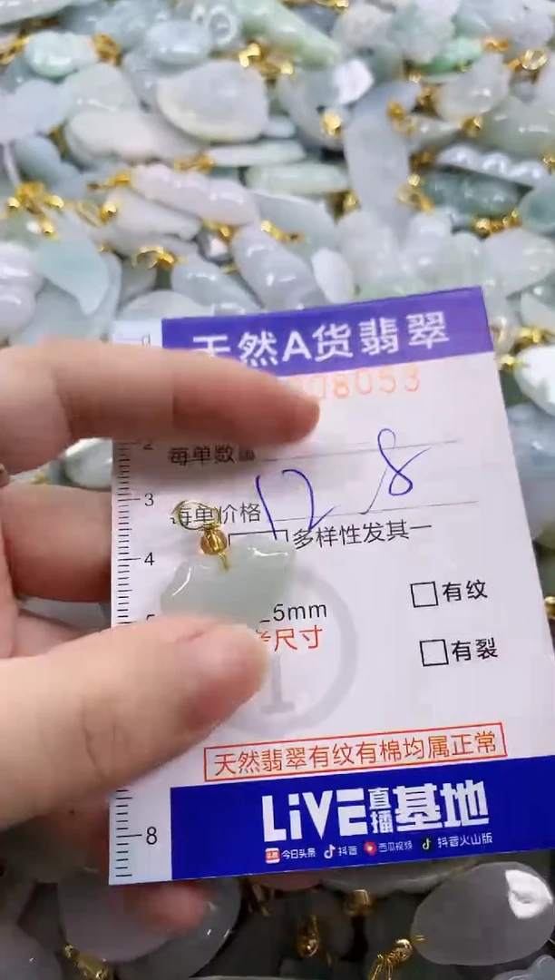 颈饰未镶嵌翡翠天然A货翡翠