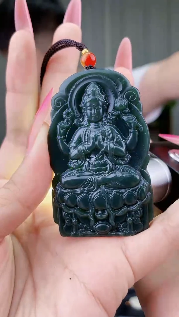 和田玉未镶嵌挂件拍一发一，多样性发货！