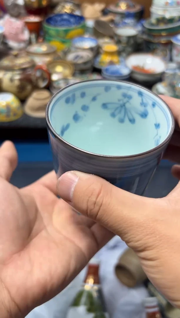 瓷片在****?夏目海外回流瓷器中古品。