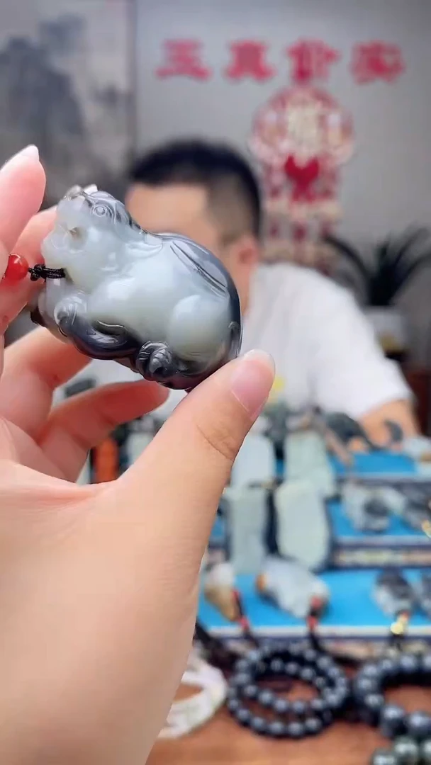 和田玉未镶嵌挂件1