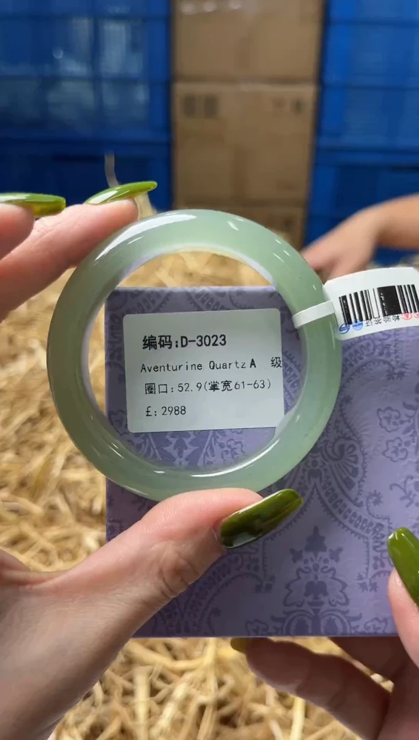 未镶嵌手镯石英质玉D3023