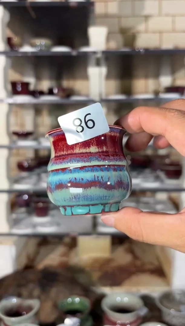 杯精品窑变钧瓷茶器