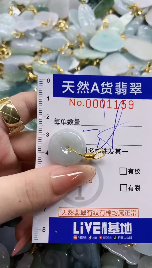 颈饰未镶嵌翡翠天然A货翡翠