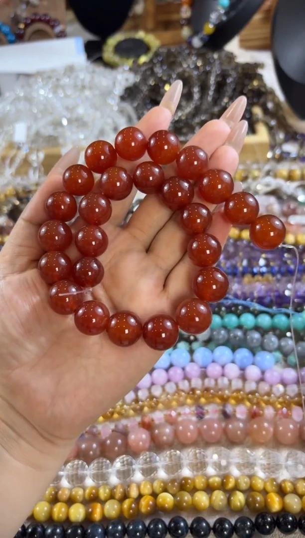 未镶嵌玛瑙/玉髓珠宝半成品卡16红玛瑙