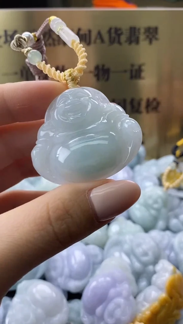 颈饰未镶嵌翡翠天然缅甸翡翠01418