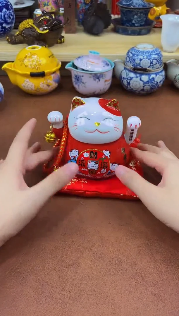 陶瓷茶具摆件旅行套组