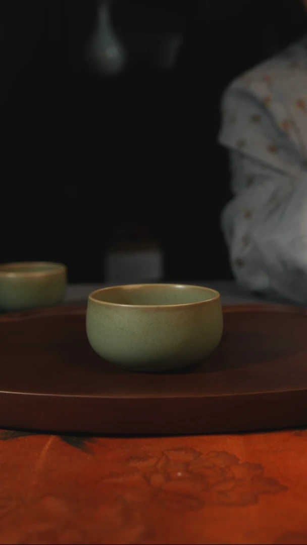 杯子悟*～柴烧全品一级 汝州原产地原矿仿古老釉
