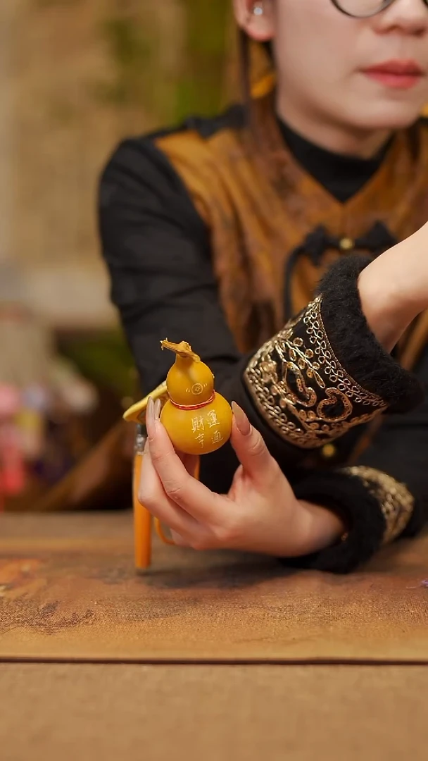 【闪购商品】312 宴禾堂天然漆艺小葫芦--58