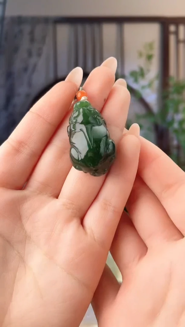 颈饰未镶嵌和田玉貔貅 xp