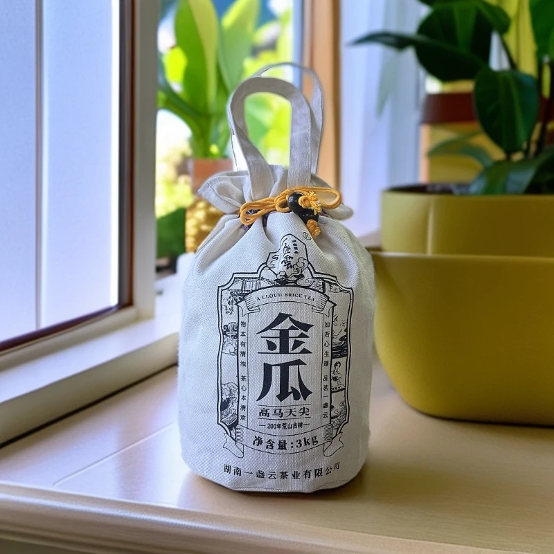 一盏雲2024年金瓜安化黑茶