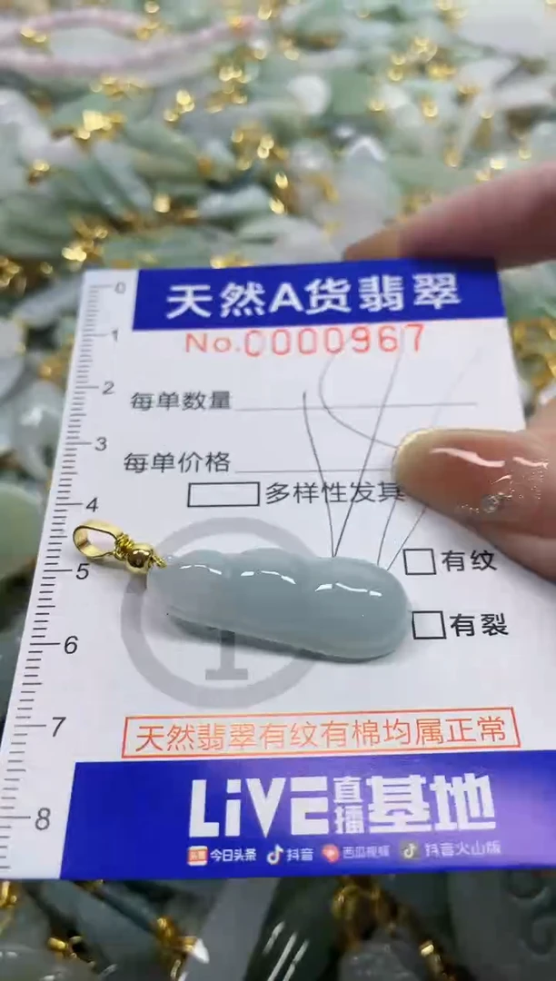 颈饰未镶嵌翡翠天然A货翡翠