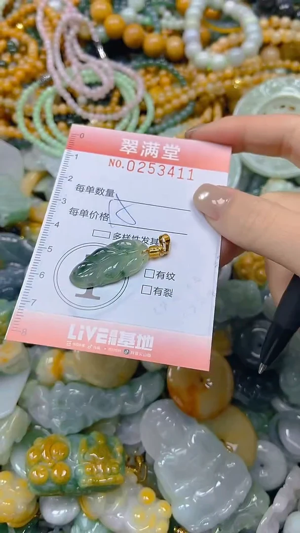 未镶嵌挂件翡翠闪购0253411