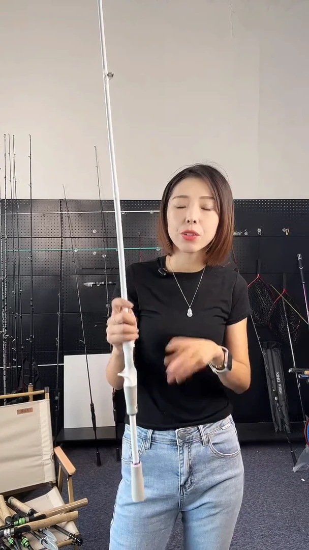 1.8m以下玻璃钢（瑕疵杆没有售后 介意勿拍）三节1.8米枪柄