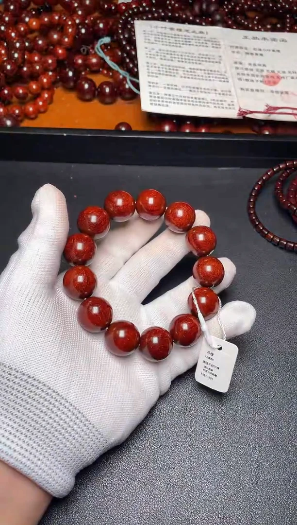 手串/手链小叶紫檀H**g1.8爆满雪花大黑龙