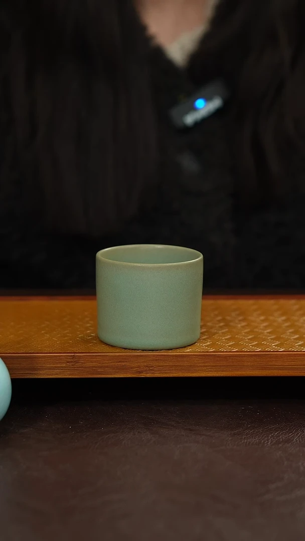 摆件陶原矿原釉汝宋汝瓷