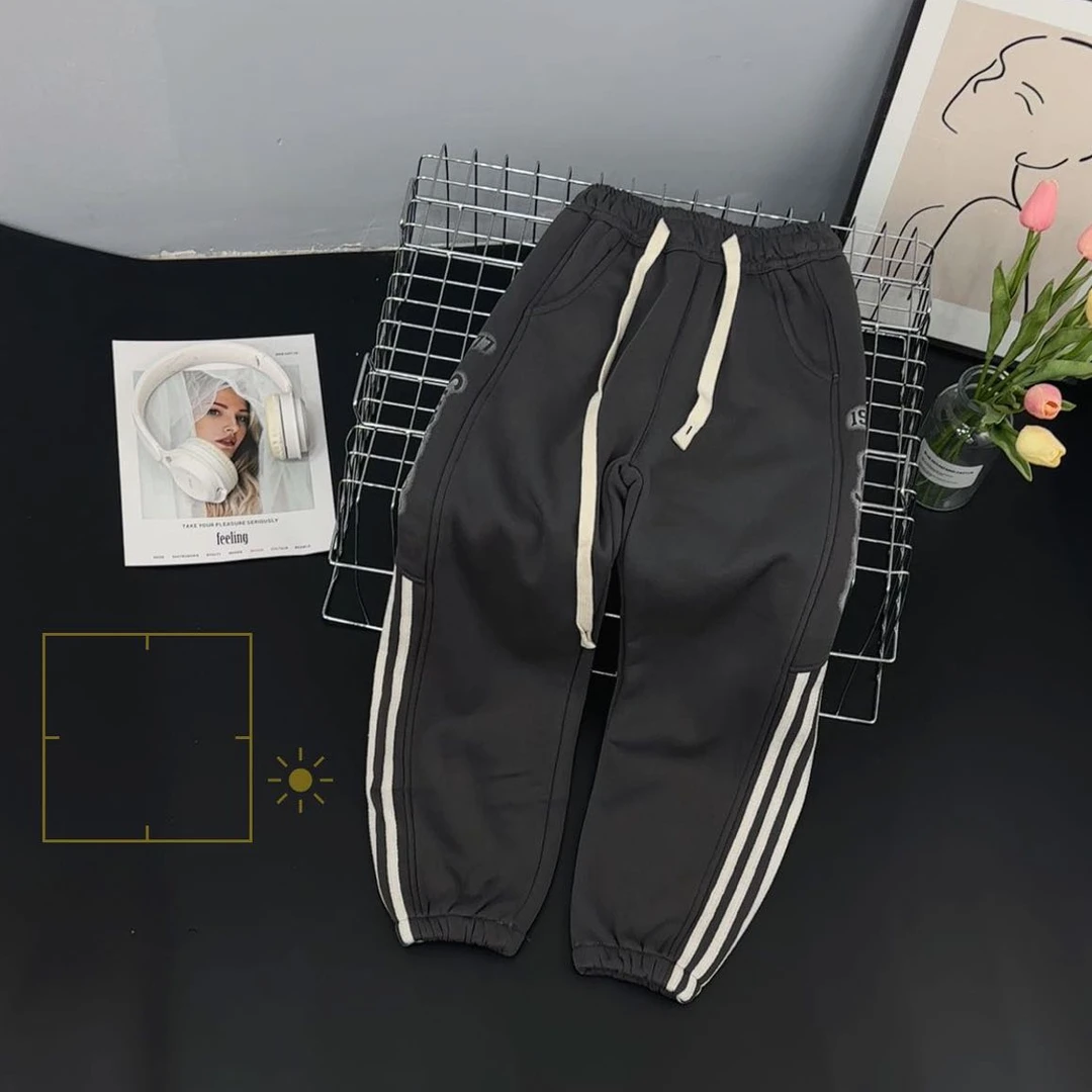 8015高端专享冬款加绒裤子灰色