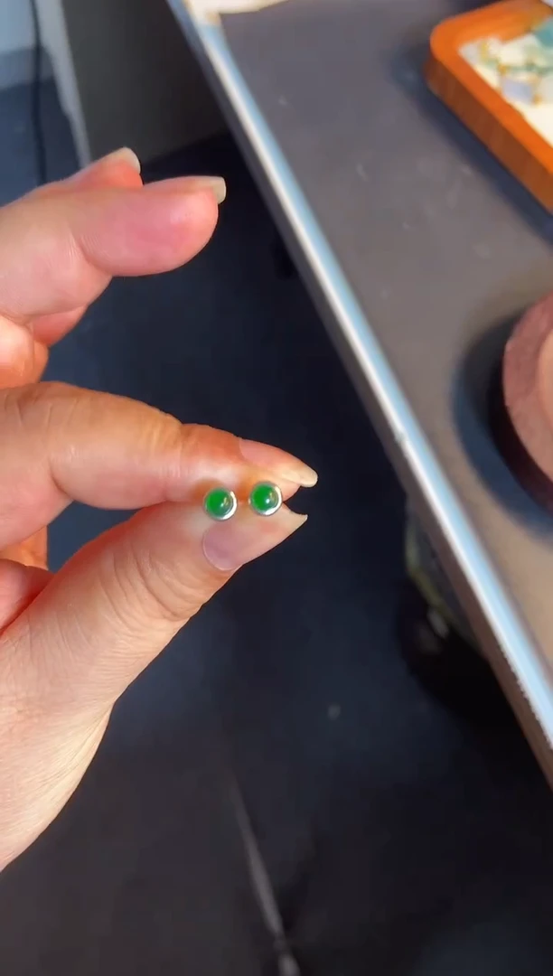 吊坠(不含链)银S925镶嵌翡翠1