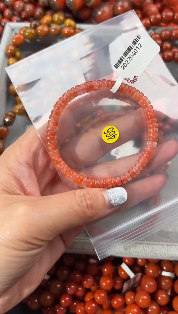 未镶嵌手串南红玛瑙5+
