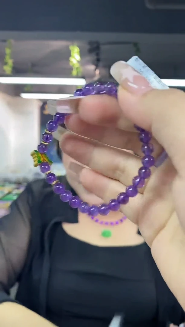 水晶手串未镶嵌多样性发其一颜色微差