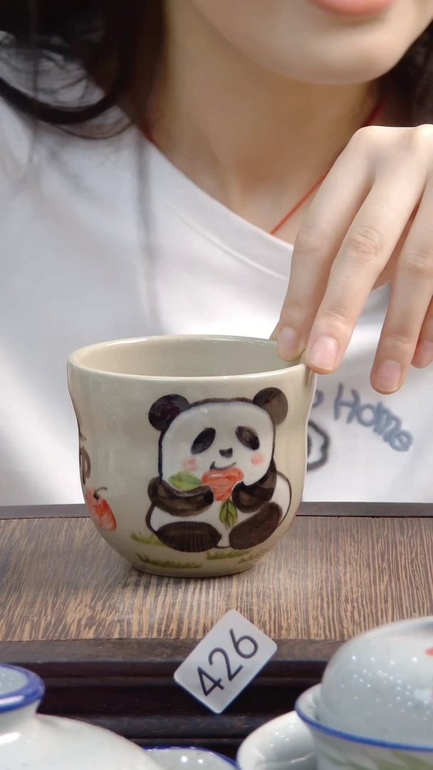 杯子景德镇陶瓷手绘426