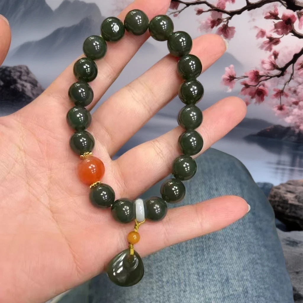 高品质和田玉精美设计款手串-1024