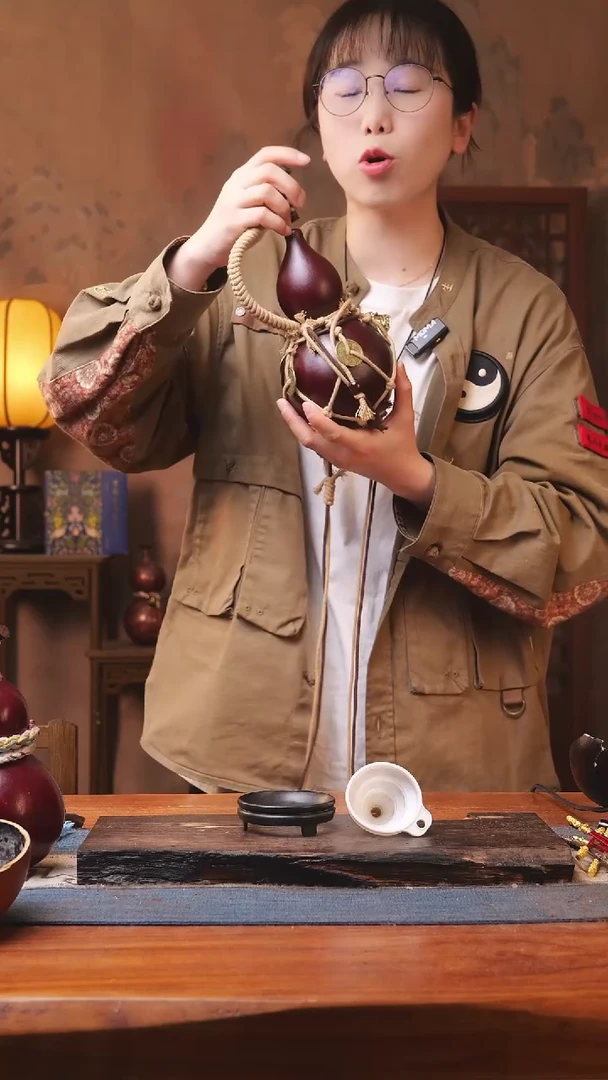 【闪购商品】45号精品大漆葫芦防腐防渗装水茶酒