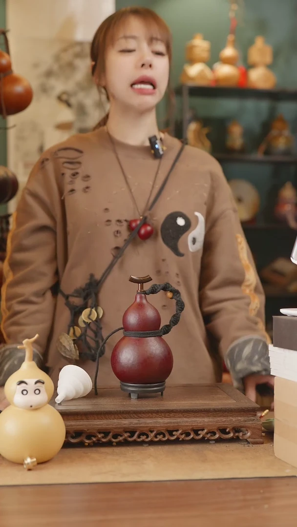 【闪购商品】38号精品天然大漆工艺防渗内胆酒葫芦~