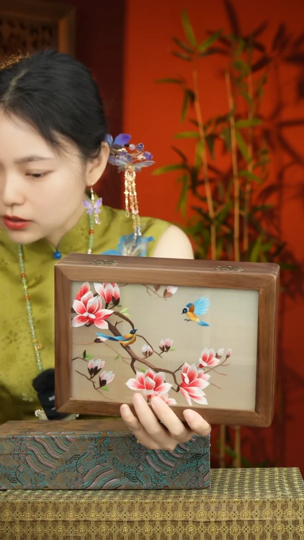 织绣纯手工非遗国风饰品