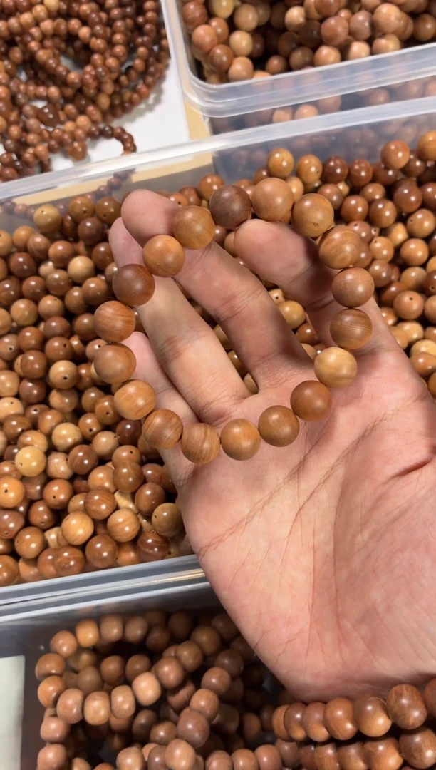 檀香木手串/手链1.2高抛微瑕单圈