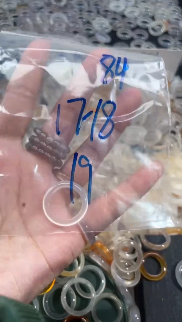 玛瑙/玉髓戒圈未镶嵌84