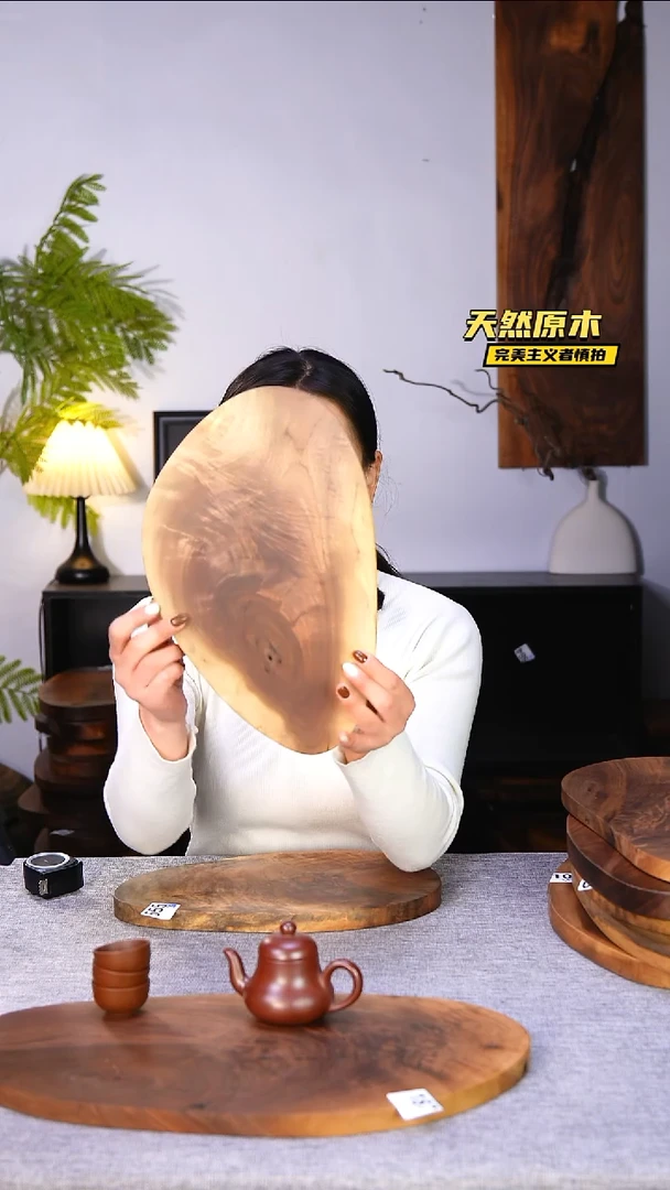 木北美黑胡桃原木.干裂疤结不属于商品质量问题完美主义者慎拍