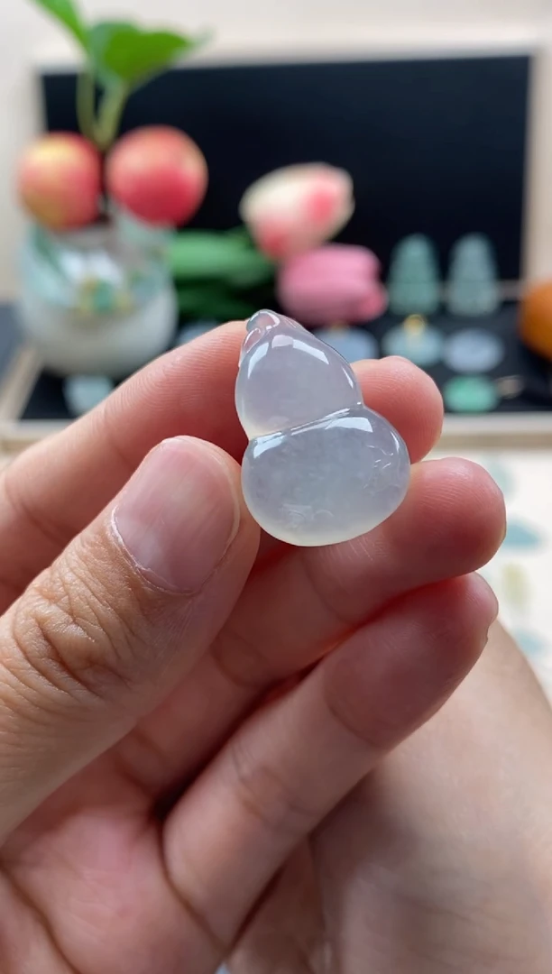 翡翠未镶嵌颈饰翡翠冰胶葫芦