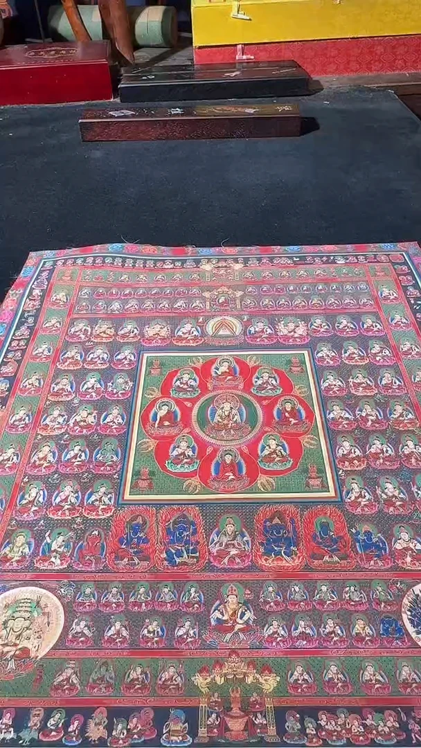 卷轴画藏式珍藏彩绘艺术馆788