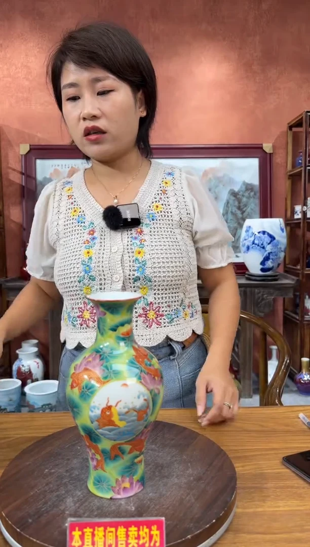 吴义松陶盟手工手绘陶瓷编码：5038