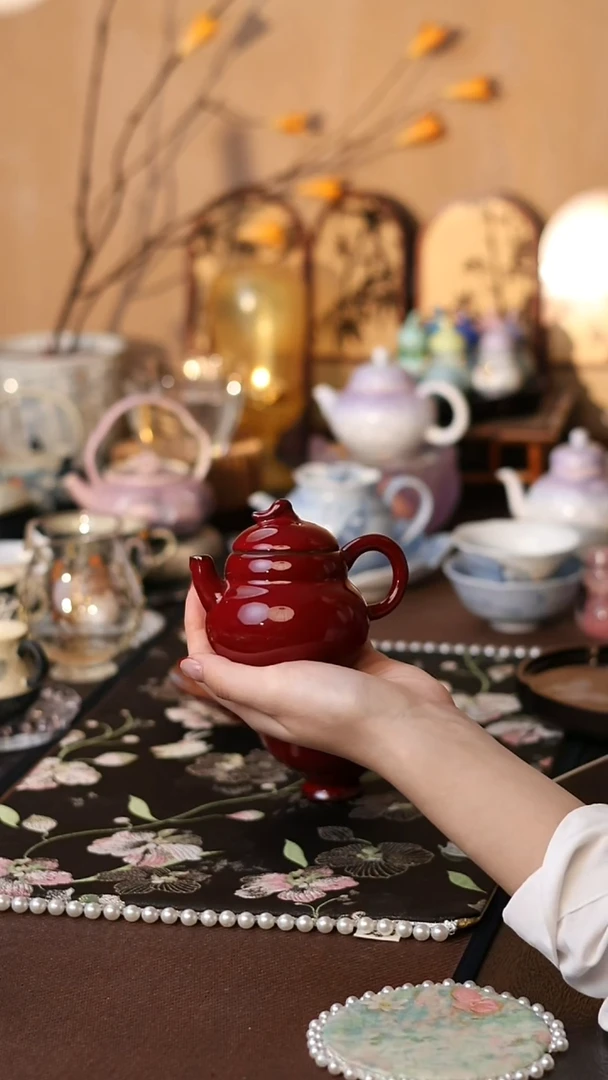 三柒铁胎郎红茶壶