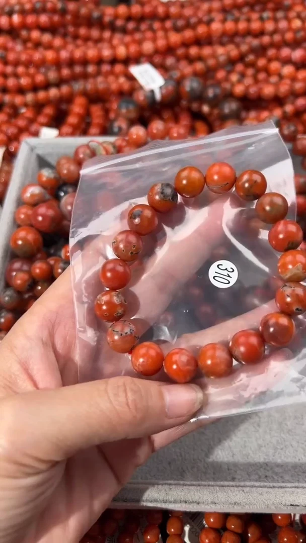 南红玛瑙手串未镶嵌11+