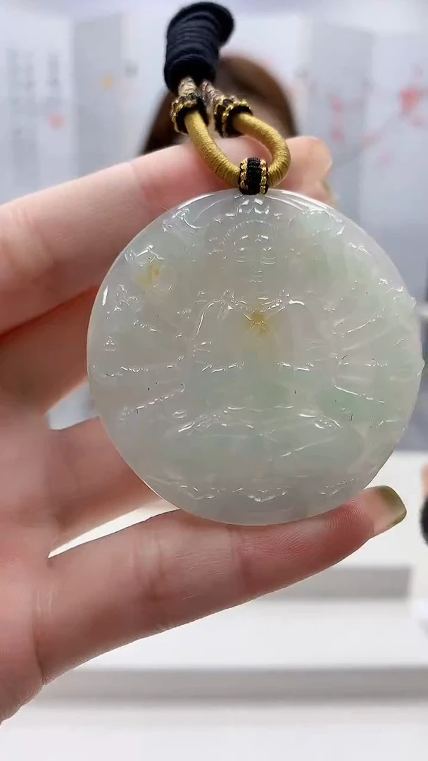 未镶嵌定制翡翠5169ry-毛货挂件40
