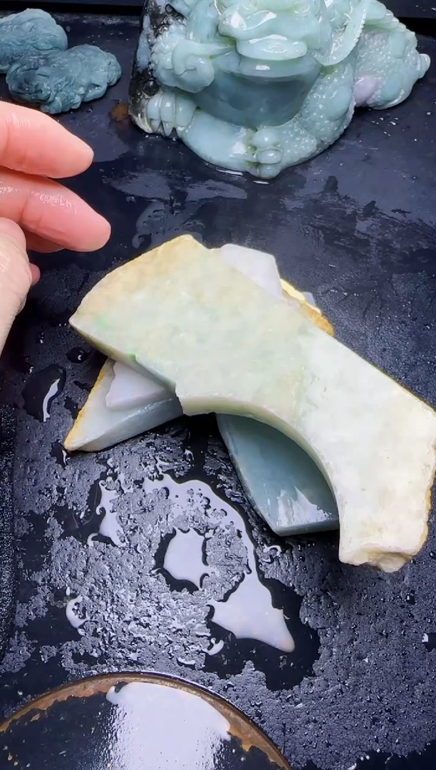 颈饰未镶嵌翡翠炊****长48
