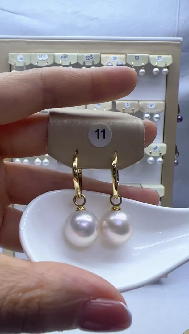 【闪购商品】淡水珍珠耳饰未镶嵌11