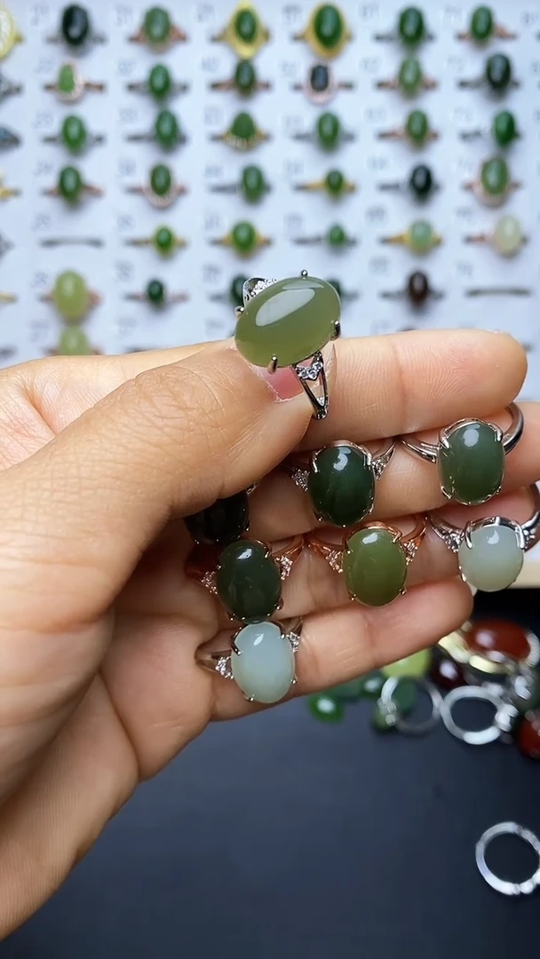 【闪购商品】和田玉戒指未镶嵌1