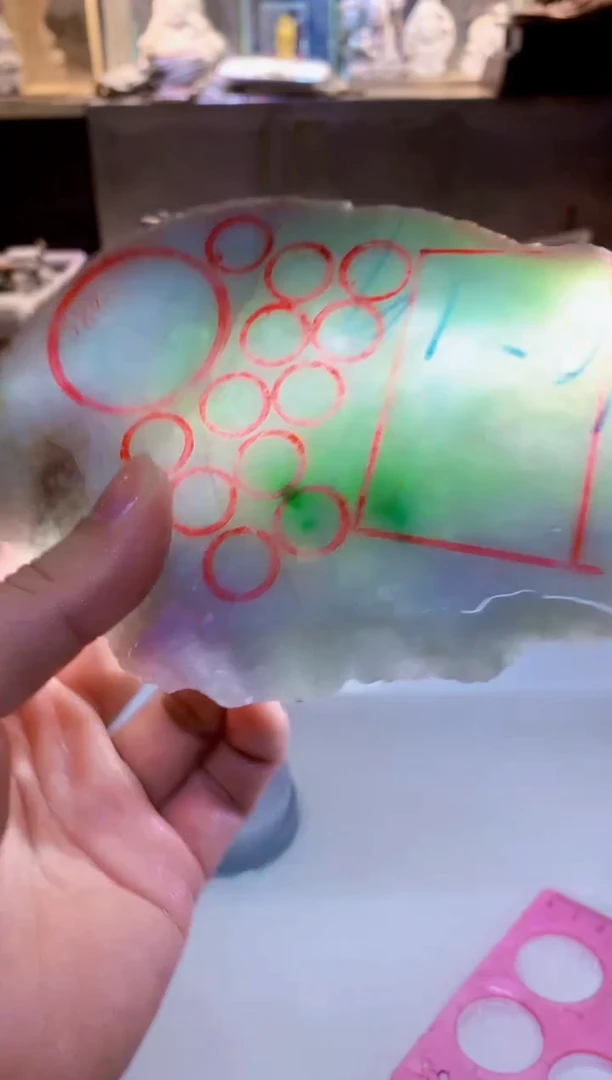 未镶嵌挂件翡翠0朗0翡翠珠宝960