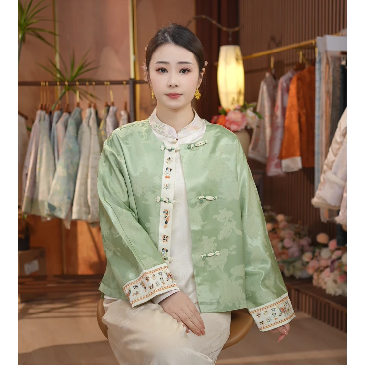 《 辰泽-外套》新中式提花复古国风休闲百搭高定上衣外套