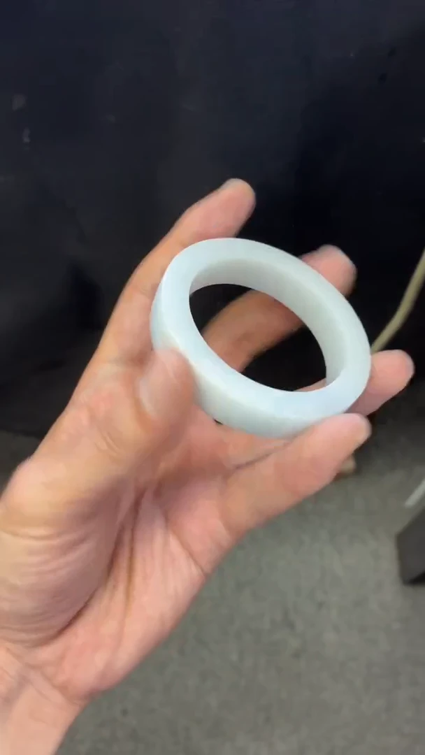 未镶嵌正圈定制翡翠?****妹缅甸天然翡翠手镯定制